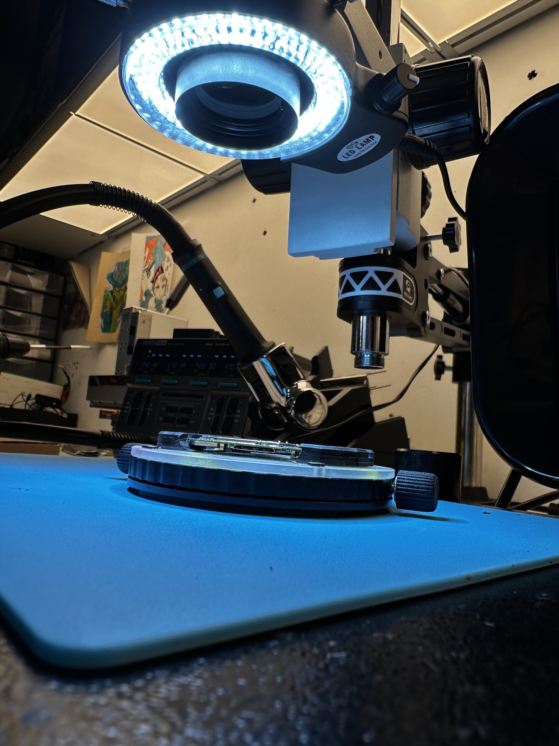 Florian au microscope — atelier iPhoenix Saint-Saturnin-lès-Avignon